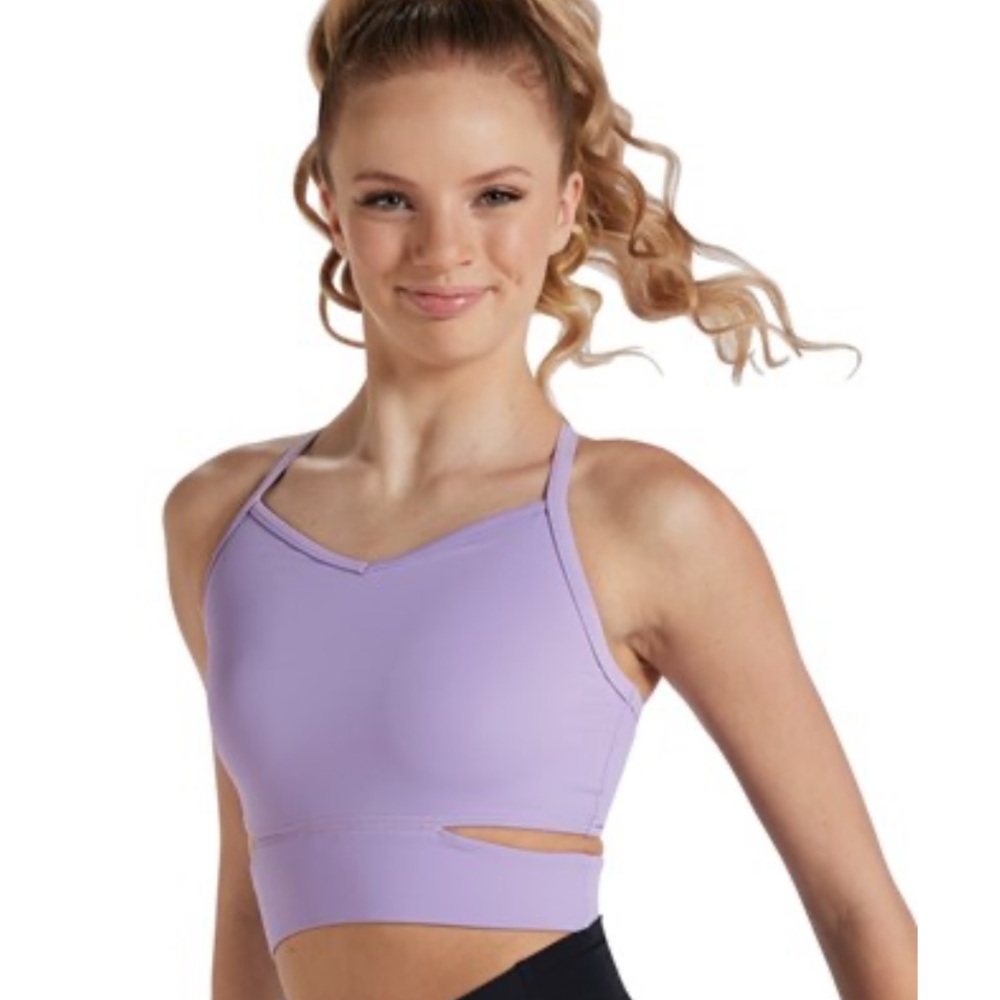 Purple Crop-Top